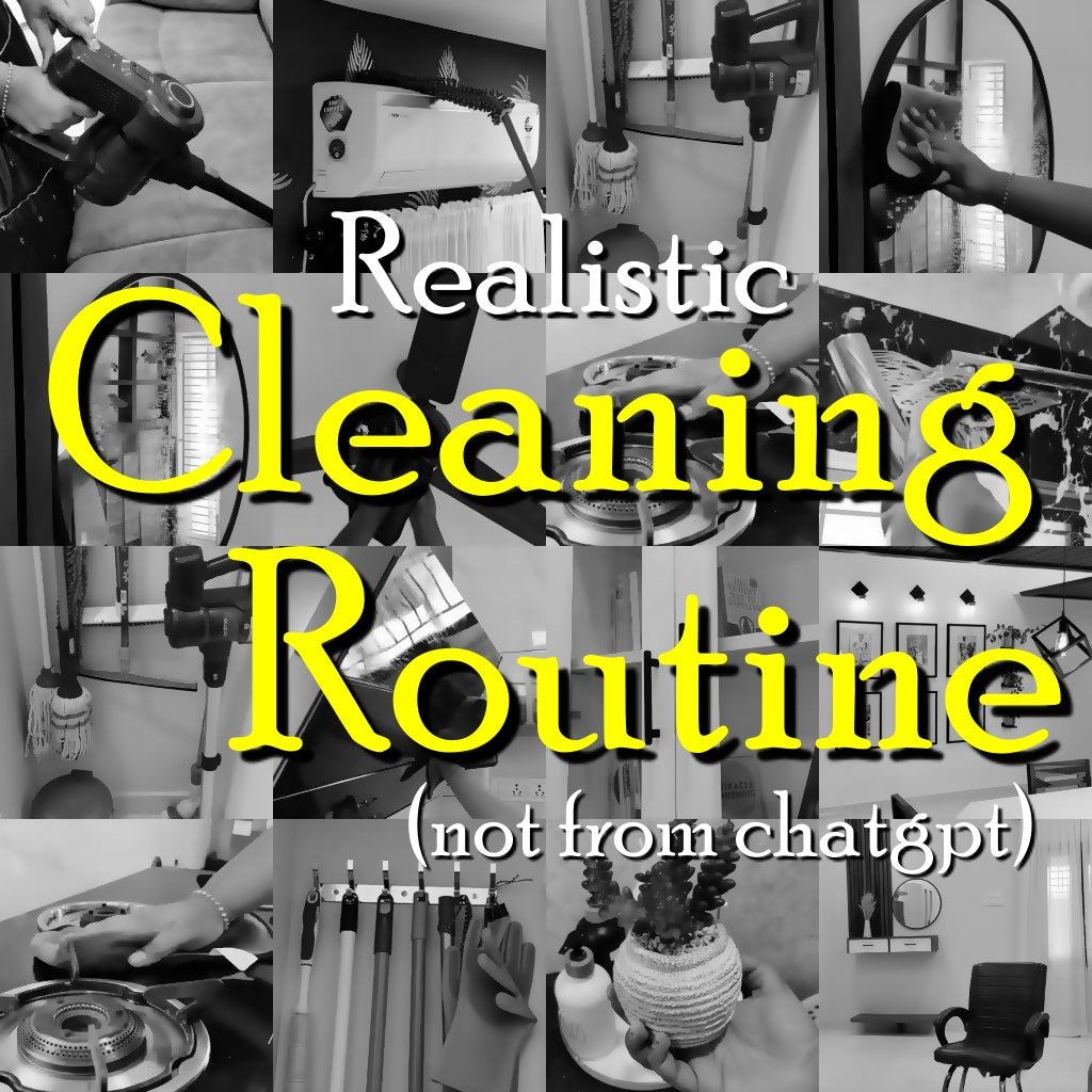 Ultimate Cleaning Routine Checklist (9 pages) PDF| Daily, Weekly, Monthly, Seasonal + Cleaning Tools & Solutions