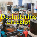 Whole House Decluttering Guide (24 pages) PDF– Room-by-Room Guide to a Calm & Organized Home
