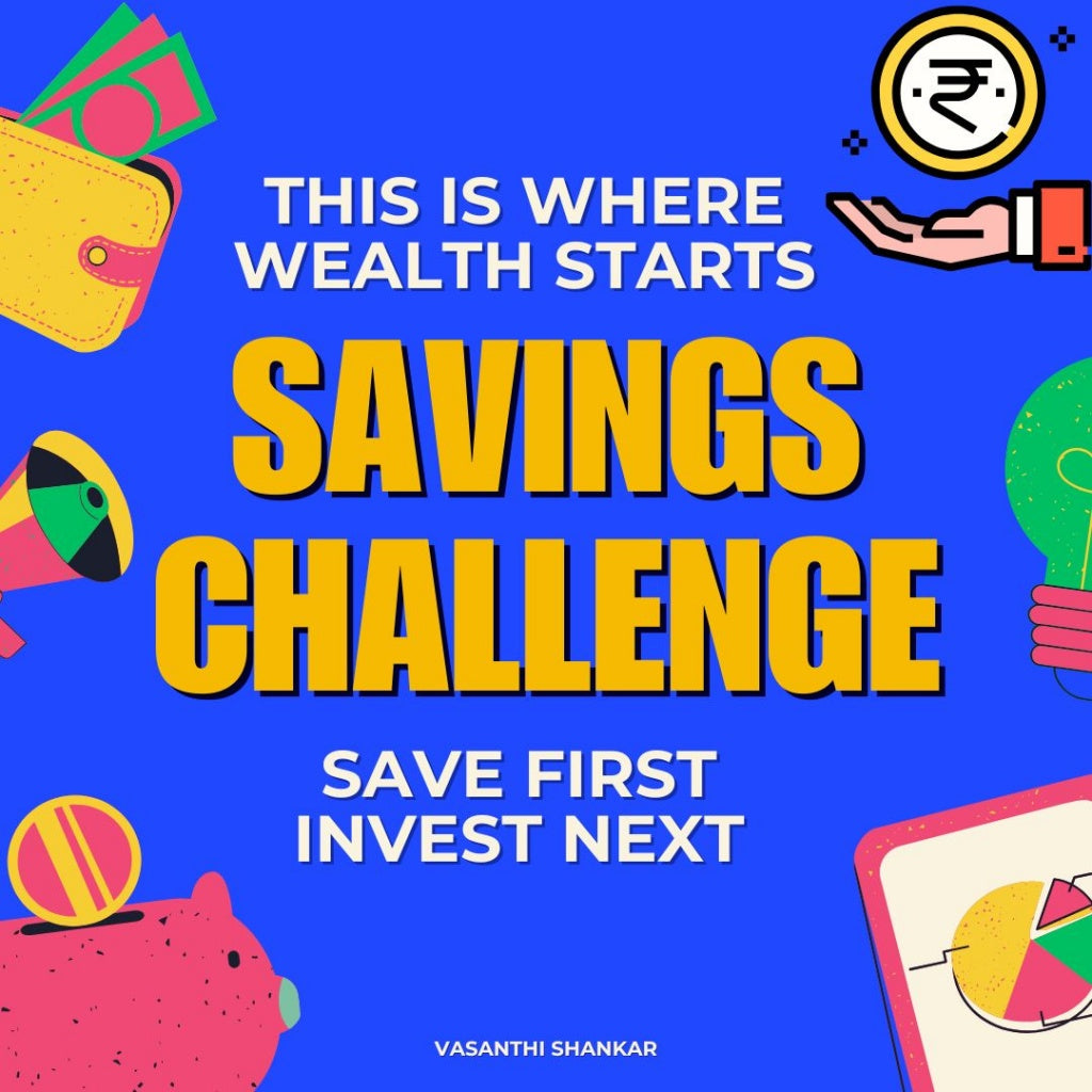 Savings Challenge Workbook – 18 Pages (PDF)